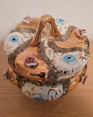 centrotavola vintage in ceramica 