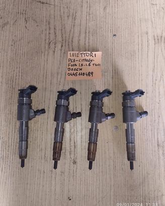 Iniettori Bosch Psa Citroen Ford 1.5 dci 1.6 tdci