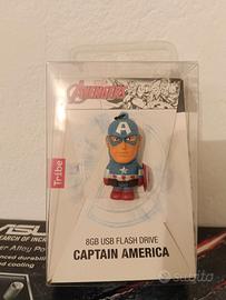 Chiavetta USB pen drive 8Gb captain america