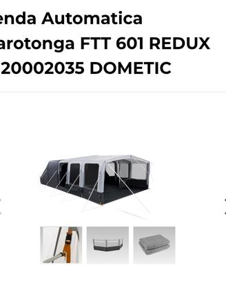 tenda campeggio aerodinamica 6i posti  dometic