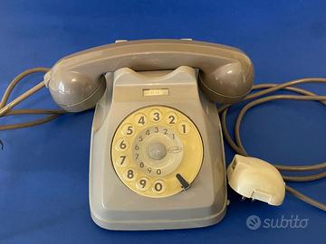 Telefono a ruota grigio panna FACE STANDARD F63