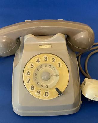 Telefono a ruota grigio panna FACE STANDARD F63