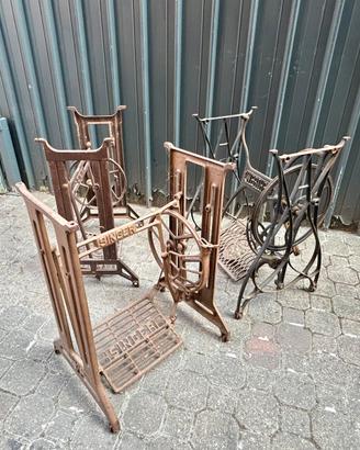 Basi per macchine da cucire antiche