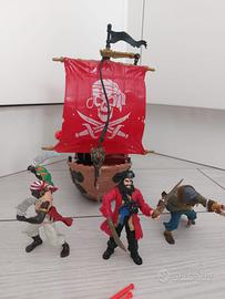 Nave dei pirati, personaggi, cannone e accessori