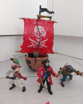Nave dei pirati, personaggi, cannone e accessori