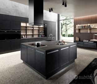 Cucina Master con Isola da 1800x1800 + 4 Colonne