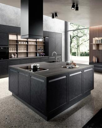 Cucina Master con Isola da 1800x1800 + 4 Colonne