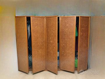 Grande Armadio Vintage  Ante in Paglia di Vienna