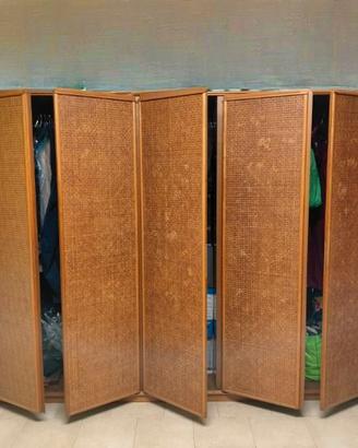 Grande Armadio Vintage  Ante in Paglia di Vienna