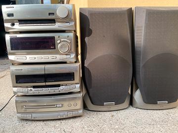 Stereo con lettore cd e casette a 120€ trattabili