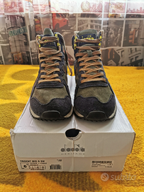 Diadora originali Trident colore blu/ verde n. 40