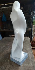 scultura marmo bianco
