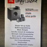 Casse Satelliti Subwoofer Attivo JBL Cinema