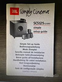 Casse Satelliti Subwoofer Attivo JBL Cinema