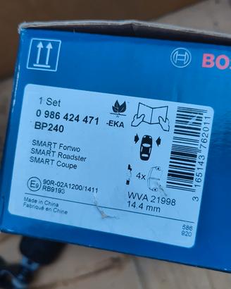 pastiglie freni per Smart