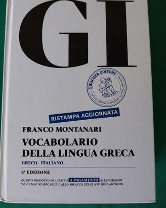 GI. Vocabolario greco-italiano di F. Montanari