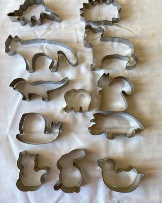Formine per biscotta a forma di animali