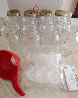 Set Vasi Bormioli 1000gr./pressini/imbuto Nuovi