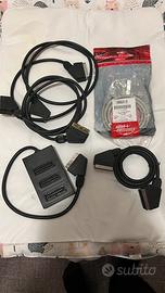 Lotto Cavi SCART + Multipresa 3-in-1