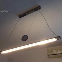 Lampadario design a sospensione neon per cucina