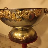 Coppa insalatiera acciaio -ottone