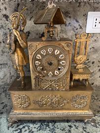 Orologio in bronzo dorato