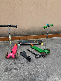 Monopattini e skateboard per bambini