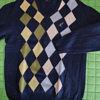 Maglione blu a rombi Australian 