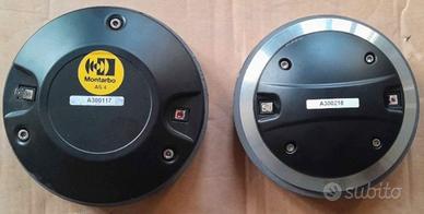 Driver originali B&C DE 75 e DE 600