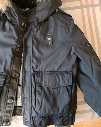 blauer giacca bomber piumino d'oca