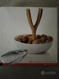 Portanoci Porcellana Bamboo+ schiaccianoci centro 