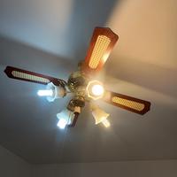 Lampadario a sospensione con pale girevoli