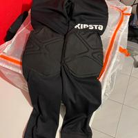 Pantaloni-pantaloncini da portiere imbottiti