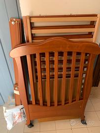 Lettino - Culla in noce