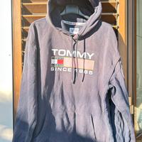 Felpa Tommy Hilfiger blu XS uomo garzata