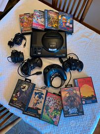 Sega Mega Drive 1 Vintage+3 Controller+9 Giochi