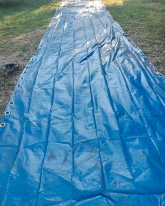 Telone 12x2,60 gommato in PVC ochiellato 