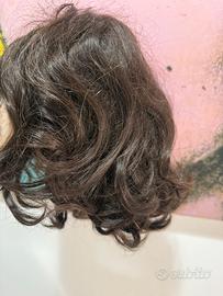 Parrucca fatta da capelli veri