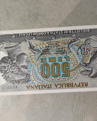 banconota 500 lire Aretusa 1967 fds