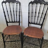 Due sedie Chiavarine