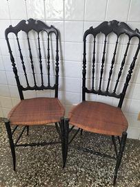 Due sedie Chiavarine