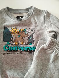 tuta felpata Converse bambino 