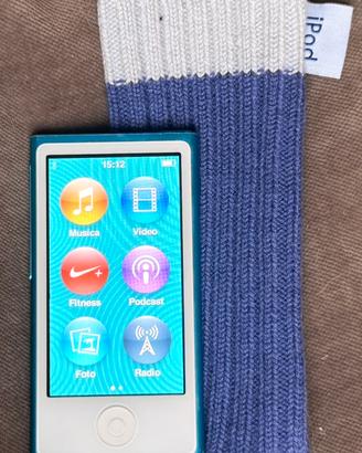 iPod nano Apple 7a generazione con custodia