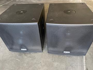 Coppia Subwoofers FBT Subline 112A