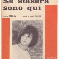 Spartito di Wilma Goich-Se stasera sono qui