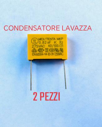 2 PEZZI CONDENSATORE 0,87uF LAVAZZA MINÙ LM500