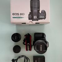 Canon eos 80D + Obiettivi