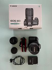 Canon eos 80D + Obiettivi