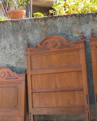 letto matrimoniale in noce 