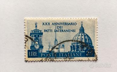 POSTE ITALIANE XXX lire 25 anno 1958